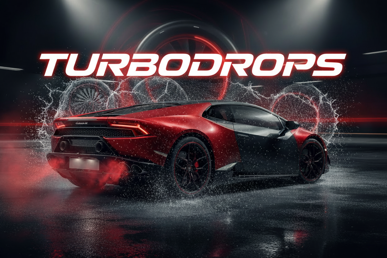 write TURBODROPS ON IT